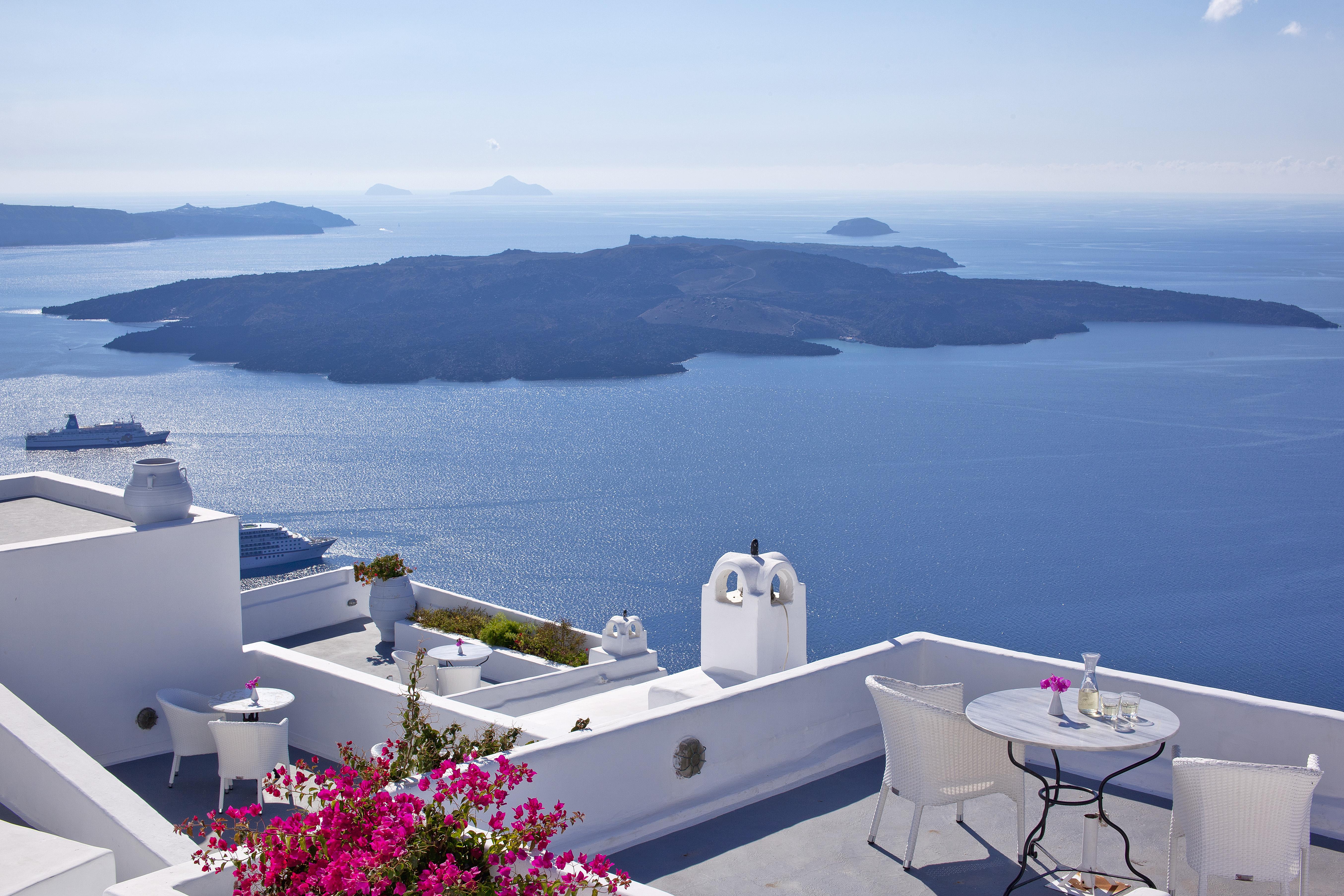 Cliff Side Suites Fira  Ngoại thất bức ảnh